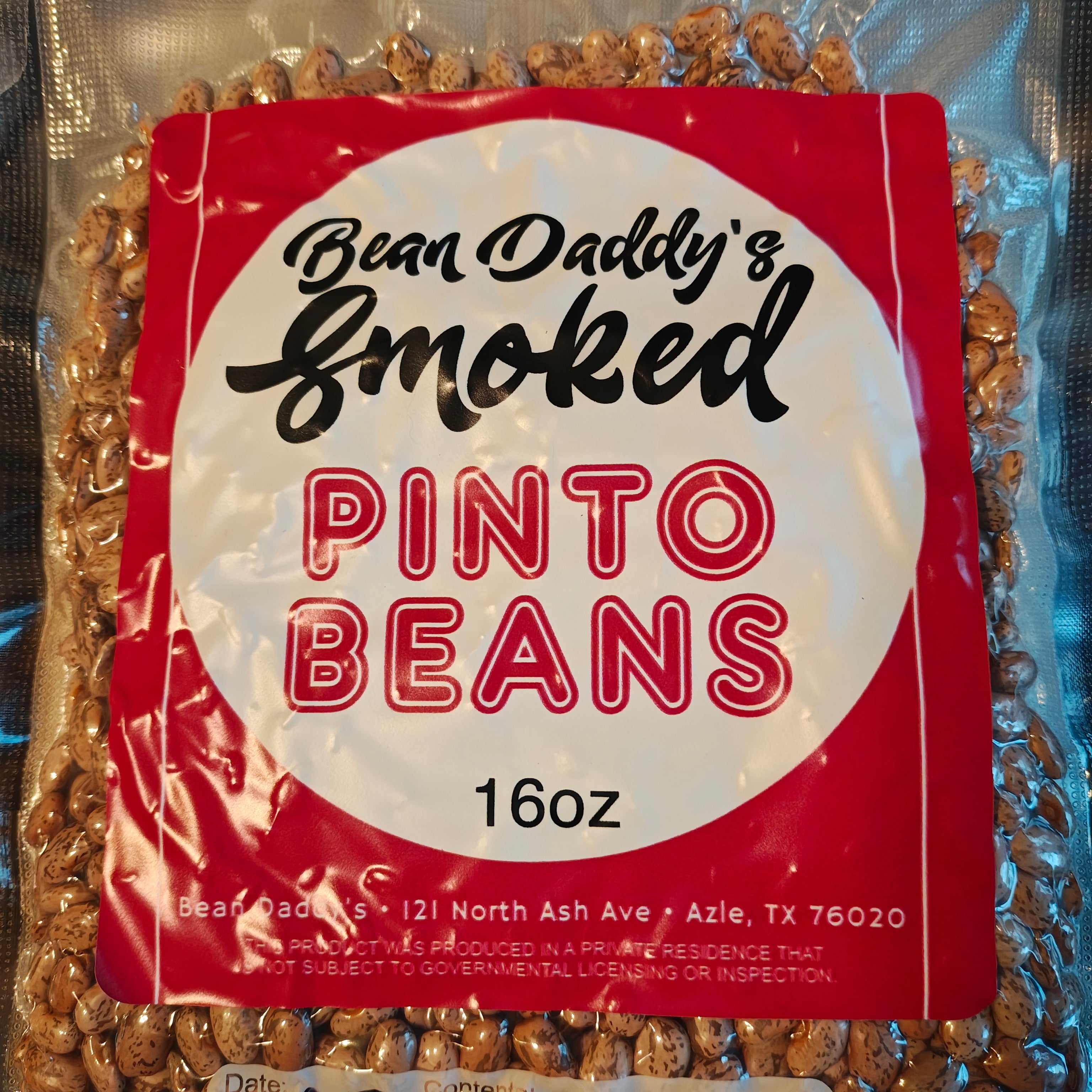 Smoked Pinto Beans 16oz