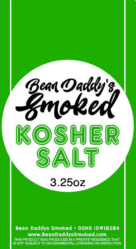 Smoked Kosher Salt 3.25 oz
